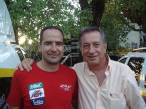 Raúl Ricardo Escolá: "le deseamos suerte al 414 de JOSE LUIS antes del Dakar desde Rosario"